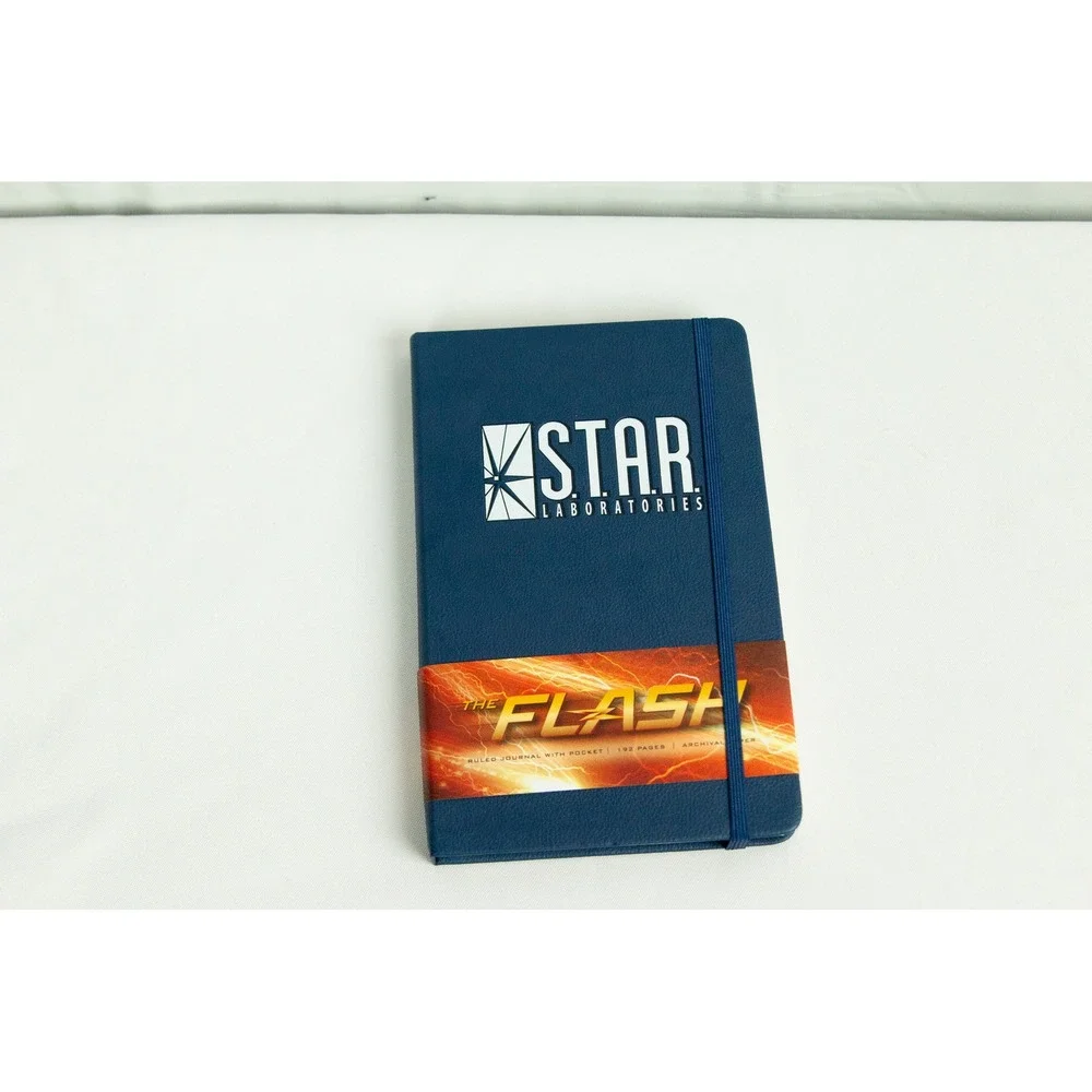 DC Comics The Flash STAR Labs Hardcover Ruled Journal Insight Editions Navy Blue
